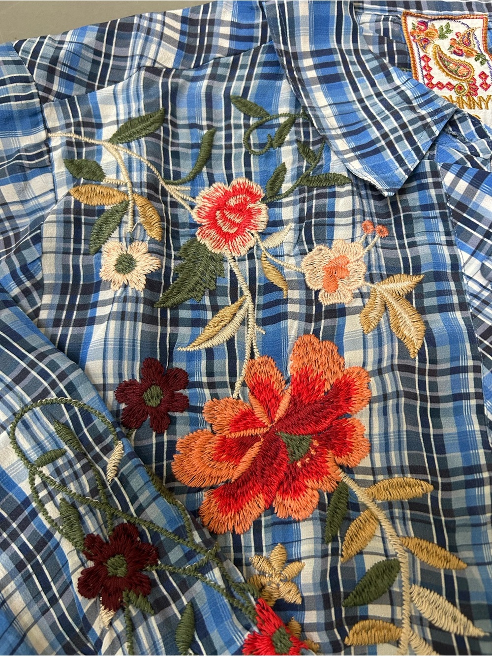 Johnny Was peplum top NWOT - Picture 6 of 16